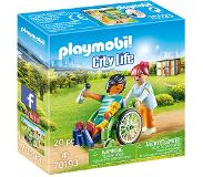 Playmobil City Life - Patient in rolstoel 70193