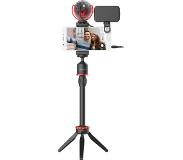 Boya Vlogging kit with BY-MM1+ and smartphone holder + LED