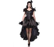 Mask Paradise Kostuum -M- Gothic Crow Lady Zwart