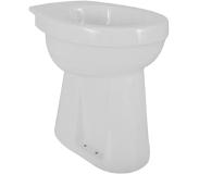 Saqu Ecoline Closet staand vlakspoel verhoogd afvoer verticaal 45,5 cm wit
