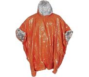 Trimm - nood poncho - oranje - eenzijdig gecoat met aluminium