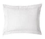 ISleep Satijnstreep Kussensloop - 60x70 cm - Wit