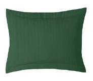 ISleep Satijnstreep Kussensloop - 60x70 cm - Donker Groen