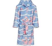 Playshoes Fleece Badjas Krab Blauw-roze | Maat: 86/92