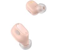 Baseus Draadloze In Ear Oordopjes - Draadloze oordopjes met oplaadcase - Touch bediening - USB-C - Bluetooth oortjes - Qi Draadloos opladen voor Apple/iOS |Samsung/Android - Roze