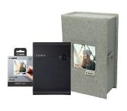Canon SELPHY Square QX10 mobiele fotoprinter zwart Premium Kit, kleur