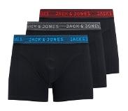 Jack & Jones JACK&JONES JUNIOR JACWAISTBAND TRUNKS 3 PACK NOOS JNR Jongens Onderbroek - Maat 140