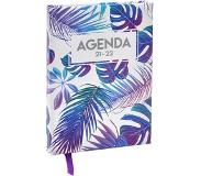 Verhaak Agenda 2021-2022 Tropical A5 Papier Wit/paars