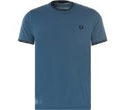 Fred perry T-Shirt Heren KM Blauw | Maat: XL | Katoen