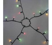 Konstsmide Kerstverlichting - LED lichtmantel 240cm met ring voor kerstboom - 5x 40 gekleurde LED lampjes