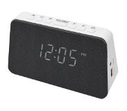 AIC WM3020I wekkerradio met draadloze telefoonoplader - Dual alarm – wit