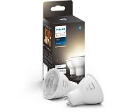 Philips White GU10 Duo pack