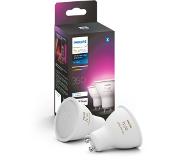 Philips White and Color GU10 Duo pack