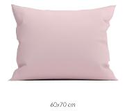 Satin 2x Premium Katoen/Satijn Kussenslopen Roze | 60x70 | Subtiel Glazend | Zacht En Luxe