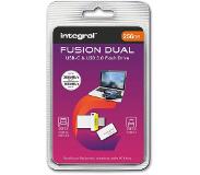 Integral USB-stick Integral 3.1 USB-C Fusion Dual 256GB
