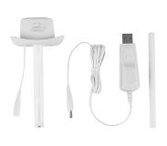 TrendX Mini USB draagbare luchtbevochtiger - Ultrasone luchtreiniger - Mistmaker - Diffuser voor etherische olie - Wit