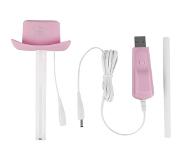 TrendX Mini USB draagbare luchtbevochtiger - Ultrasone luchtreiniger - Mistmaker - Diffuser voor etherische olie - Roze