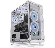 Thermaltake Core P6 Tempered Glass Snow 2x USB-A 2.0, 2x USB-A 3.2 (5 Gbit/s), USB-C 3.2 (10 Gbit/s), Audio, Window-kit