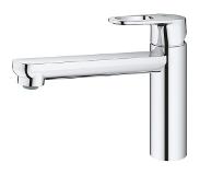GROHE QuickFix Start Flow keukenkraan met hendel medium uitloop, chroom