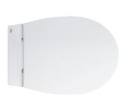 GROHE Bau Quickfix hangtoilet en quickrelease toiletbril met softclose alpine wit