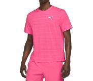 Nike Dri-FIT Miler T-shirt Heren - T-shirts Roze M