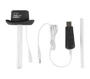 TrendX Mini USB draagbare luchtbevochtiger - Ultrasone luchtreiniger - Mistmaker - Diffuser voor etherische olie - Zwart