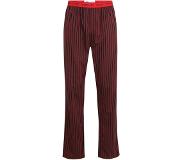 Calvin Klein UNDERWEAR gestreepte pyjamabroek rood/zwart