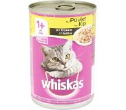 Whiskas Natvoer - Adult - Kip - 12 x 400 gr