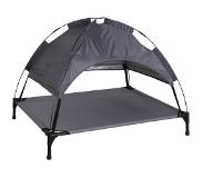 Kerbl Hondenbank vakantiekap 105x86x75 cm grijs