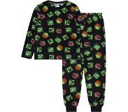 Minecraft Zwart-groene fleece pyjama - Minecraft / 10-11 jaar 146 cm