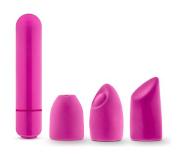 Rose - Euphoria Bullet Vibrator Met Opzetstukken - Roze - Dildo - Vibrator - Penis - Penispomp - Extender - Buttplug - Sexy - Tril ei - Erotische - Man - Vrouw - Penis - Heren - Dames