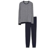 C&A pyjama met ruit grijs/donkerblauw
