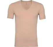 Olymp T-Shirt V-Hals Nude | Bruin | Maat XXL