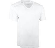 Olymp T-Shirt V-Hals 2Pack | Wit | Maat 4XL