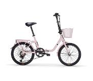 Mbm Vouwfiets Kangaroo 20 Inch 35 Cm Unisex 6v V-brakes Roze