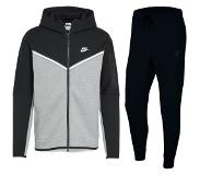 Nike Tech Fleece Trainingspak Senior Black/Grey - Maat XL - Kleur: ZwartGrijs | Soccerfanshop