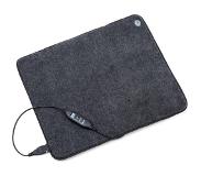 OneConcept Magic Carpet DLX warmtemat 60 x 70 cm 100W 4 temp. timer antraciet