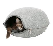 Trixie Relax Iglo Luna - Kattenmand - Lichtgrijs - 40 x 24 x 46 cm