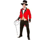 Wicked Circus ringmeester kostuum (rood en zwart, Maat M)