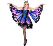 Widmann Mooie vlinder jurk met vleugels en diadeem
