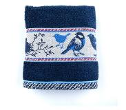 Bunzlau Castle Keukendoek Birds - Set van 2 - Donker Blauw