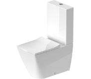 Duravit Viu duoblokpot diepspoel spoelrandloos vario 35x65cm zonder reservoir incl. bevestiging wit 02191090000