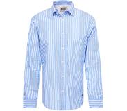 Scotch & Soda Casual overhemd Bright Striped Regular FIT SHI Lichtblauw Heren | Maat S