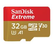 SanDisk microSDHC Extreme 32GB 100MB/s CL10 + SD adapter