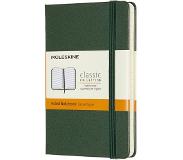 Moleskine Classic notitieboek gelinieerd Pocket Mirte groen - Groen / 9 x 14 cm / Papier, 70 gsm, zuurvrij, ivoorkleurig|Maat: