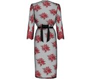 Obsessive Redessia Kanten Kimono - Rood/Zwart