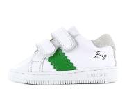 Shoesme Baby Sneaker Shoesme Klittenband White Pastel Green-Schoenmaat 22