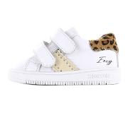 Shoesme Baby Sneaker Shoesme Klittenband White Leopardo-Schoenmaat 19