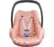 Briljant 0+ Interlock Spots Pink Autostoelhoes 40R