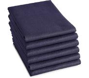 DDDDD Theedoek Logo 60x65cm Blauw Per 6 Stuks blauw DDDDD Thee- en keukendoek